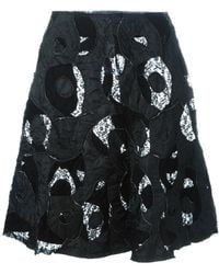 Comme des Garçons - アップリケディテール レース スカート - Lyst