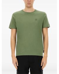 Moose Knuckles - T-Shirt mit Logo-Stickerei - Lyst
