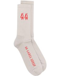 44 Label Group - Logo-jacquard Cotton-blend Socks - Lyst