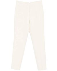 Peserico - Slim-Cut Cropped Trousers - Lyst