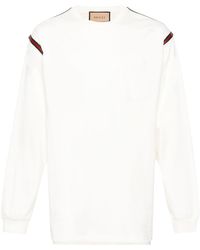 Gucci - T-shirt With Long Sleeves, - Lyst