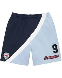 Supreme - Pantalones cortos de deporte Equipe con diseño colour block - Lyst