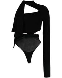Mugler - Meshy Top Viscose Look - Lyst