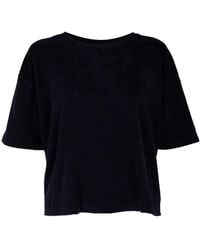 The Great - The Micro Terry Track Crew. T-Shirt - Lyst