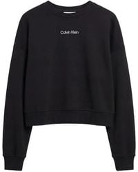 Calvin Klein - Pullover Mit Tiefen Schultern - Lyst