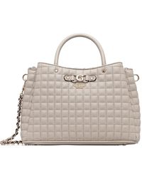 Guess - Nadira Girlfriend Quilted Chain-Strap Tote Bag - Lyst