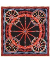 Dolce & Gabbana - 70X70 Carretto-Print Silk Twill Scarf - Lyst