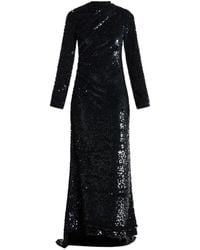 ilta - Adeline Sequin Open-Back Maxi Dress - Lyst