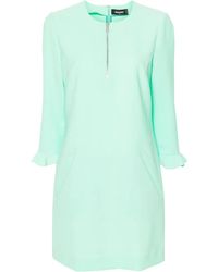 DSquared² - Round-Neck Shift Minidress - Lyst