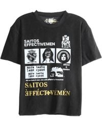 SAITOS - Terry Collage Graphic-Print T-Shirt - Lyst