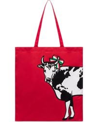 Moschino - Borsa Tote Con Motivo Mucca - Lyst