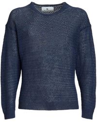 Etro - Open-knit Linen Jumper - Lyst