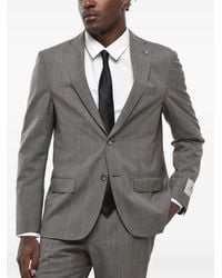 Corneliani - District Check Virgin Wool Suit - Lyst