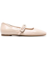 Halmanera - Page Leather Ballerina Shoes - Lyst