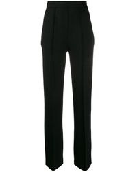 Harris Wharf London Pantalon crop colour block - Noir