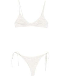 MC2 Saint Barth - Bikini Con Capa De Encaje - Lyst