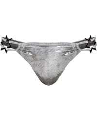 MISBHV - Star-Appliqué Bikini Bottoms - Lyst