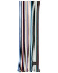 Paul Smith - Wool Iver-Stripe Scarf - Lyst