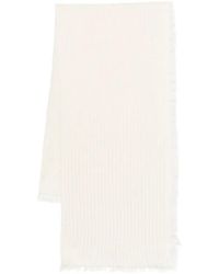 Fabiana Filippi - Frayed Striped Scarf - Lyst
