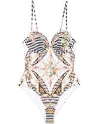 CAMILLA - Bañador con estampado gráfico - Lyst