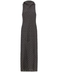 Herno - Hook-Print Maxi Dress - Lyst