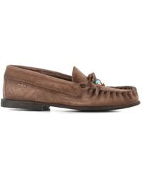 Alexander Hotto - Beaded-Embellishment Tie Loafers - Lyst