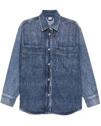 Liu Jo - Camisa Vaquera Con Apliques De Strass - Lyst