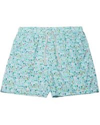 MC2 Saint Barth - Short De Bain Imprimé À Lien De Resserrage - Lyst