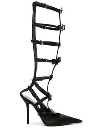 Versace - Zapatos Gianni Ribbon con diseño enrejado - Lyst