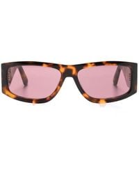 Gcds - Gd0037 Rectangular-Frame Sunglasses - Lyst