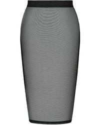 Bordelle - Zenna Mesh Pencil Skirt - Lyst