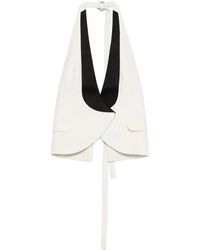 Christopher Esber - Chaleco Con Cuello Halter - Lyst