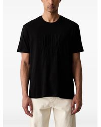 ARMANI EXCHANGE - Logo-Embossed T-Shirt - Lyst