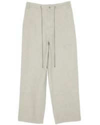 Low Classic - Washed Cotton Pants - Lyst