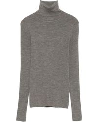 P.A.R.O.S.H. - High-Neck Ribbed Jumper - Lyst