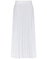 Balmain - Pleated Sequin-Embellished Midi Skirt - Lyst