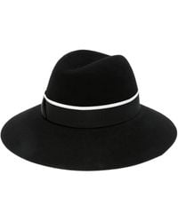 Borsalino - Fedora Mit Logo-Band - Lyst