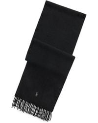 Polo Ralph Lauren - Fringed-Edge Cashmere Scarf - Lyst