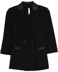 Imperial - Blazer Met Dubbele Rij Knopen En Kraag - Lyst