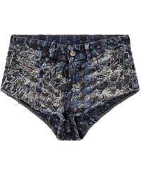 DIESEL - De-Jizz-Fsh2 Denim Shorts - Lyst