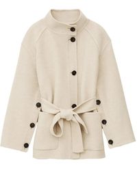Ba&sh - Lourthney Belted-Buttoned Coat - Lyst