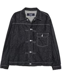 Comme des Garçons - Veste En Jean À Coutures Contrastantes - Lyst