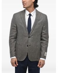 Corneliani - Houndstooth Single-Breasted Blazer - Lyst
