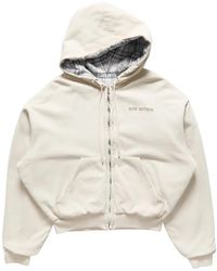Acne Studios - Fleece Hoodie With Logo - Lyst