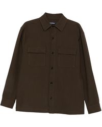 KARL LAGERFELD - Flap-Pocket Overshirt - Lyst