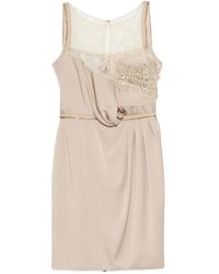 Gemy Maalouf - Abito Drappeggiato Con Inserti - Lyst