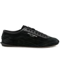 Dolce & Gabbana - Panelled Logo-Print Sneakers - Lyst