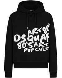 DSquared² - Hoodie Met Logoprint - Lyst