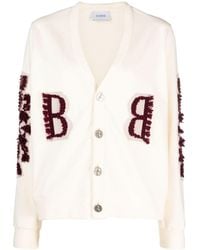 Barrie - Logo-embroidered Cashmere Cardigan - Lyst
