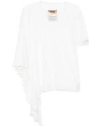 Uma Wang - Asymmetric-Sleeve T-Shirt - Lyst
